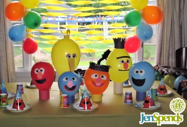 Sesame Street Balloon Characters