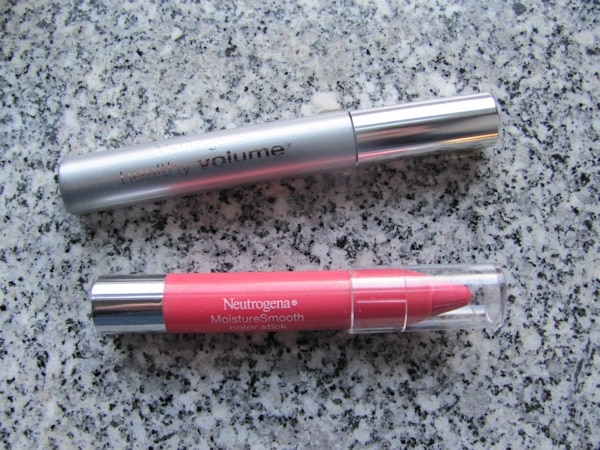 Neutrogena lip gloss and mascara