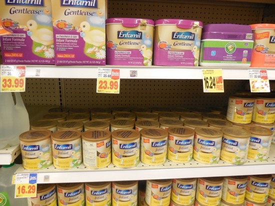 Baby formula store prices