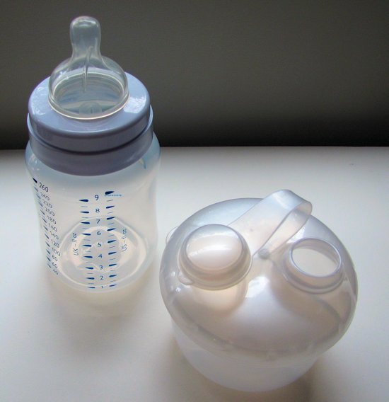Use a formula dispenser instead of small formula packets