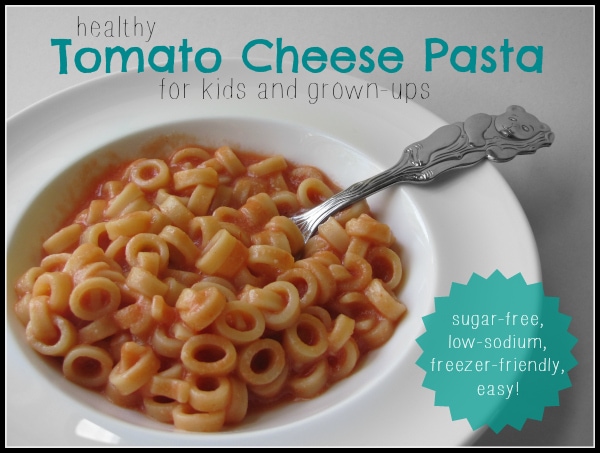 Healthy Tomato Cheese Pasta