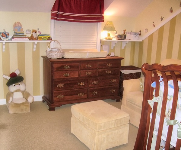 Dresser as a changing table