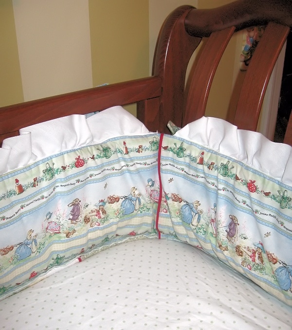 Beatrix Potter crib fabric