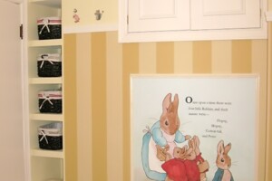 Beatrix Potter wall mural DIY