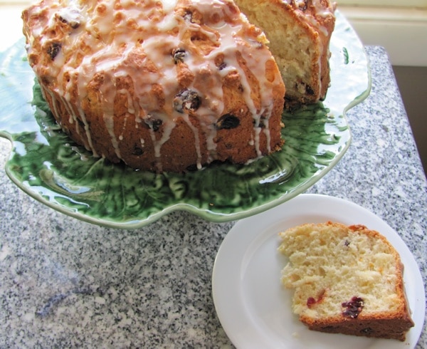 irish soda bread with orange glaze