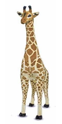 melissa and doug giraffe wood
