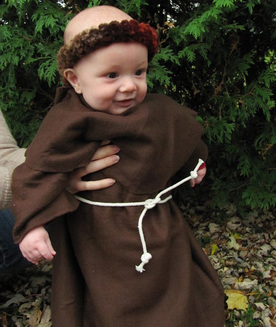 Baby monk costume