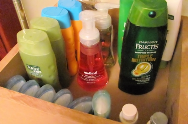 toiletry stockpile