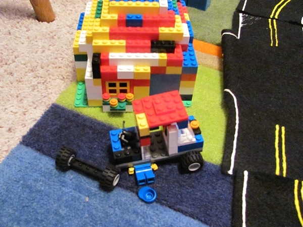 Building with legos