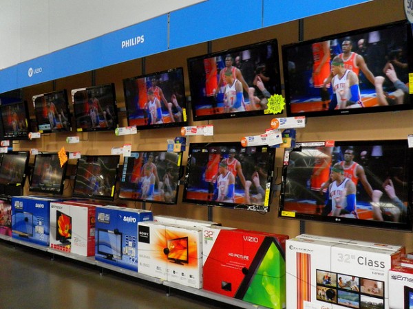 TVs at Walmart