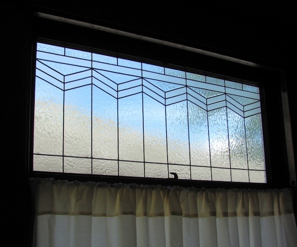 DIY Faux Leaded Glass Window