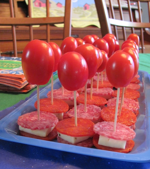 Goodnight Moon Red Balloon Snacks