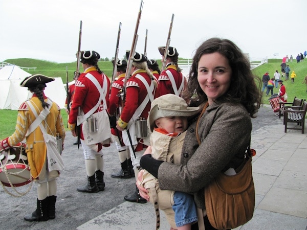 Reenactment at Fort Ontario