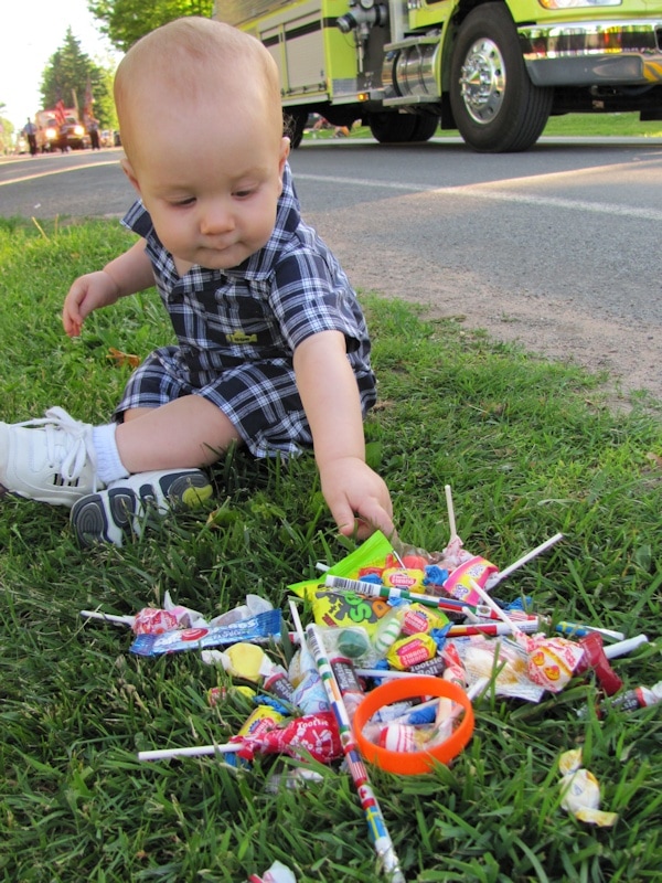 Parade candy haul