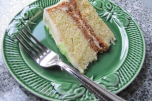 Orange Crunch Cake with Orange Cream Cheese Frosting