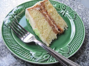 Orange Crunch Cake with Orange Cream Cheese Frosting