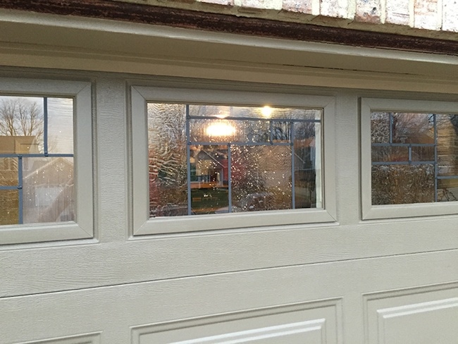 Faux Leaded Glass Garage Windows, Stained Glass Garage Doors