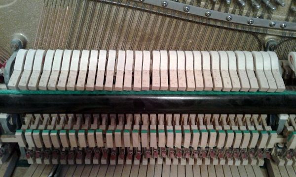 Warped piano hammers